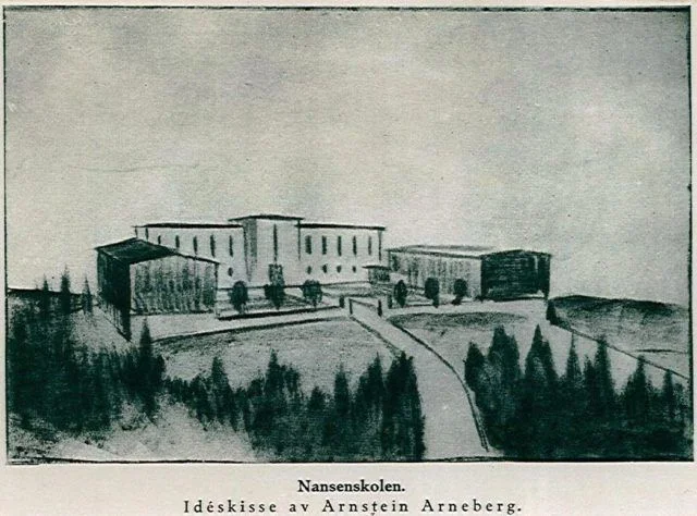 Bygningen Arneberg Skisse