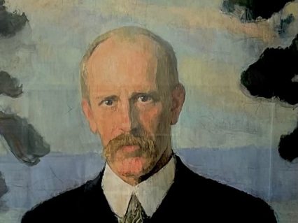 Maleri av Fridtjof Nansen av Erik Werenskiold